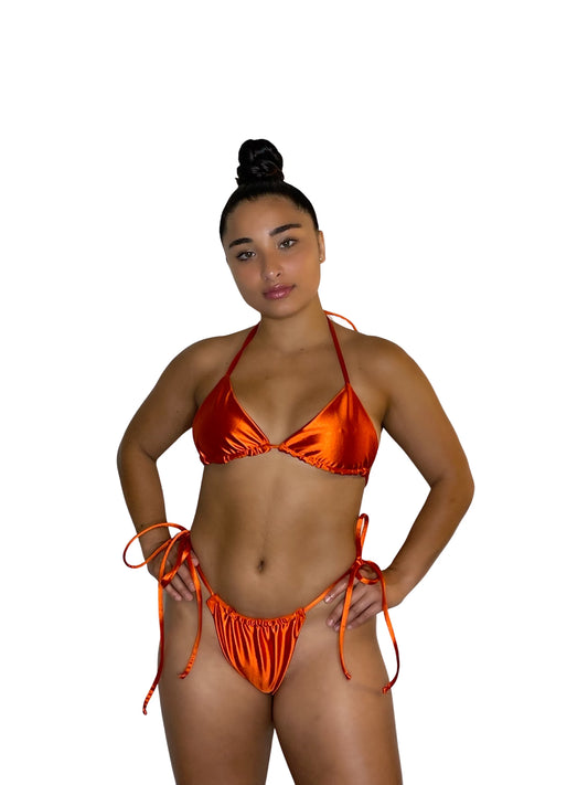 Orange GND BIkini Top